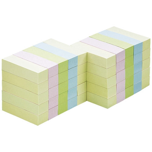 スマートバリュー ふせん50×15mm混色 100枚*50冊 P513J-M-50 4547345046172