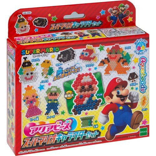 エポック社 AQ-234 アクアビーズ スーパーマリオキャラクターセット 4905040304001