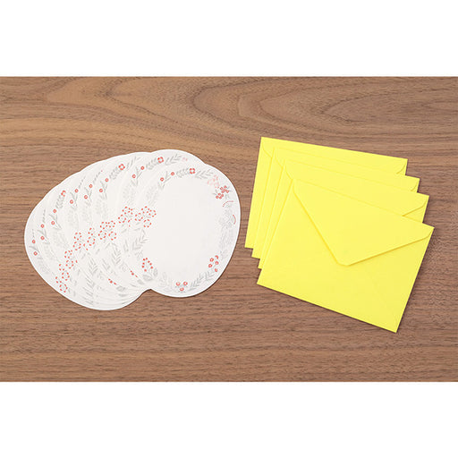 Set di lettere OS tipografica fustellata ghirlanda rossa Midori 86489006 4902805864893 (5 set)
