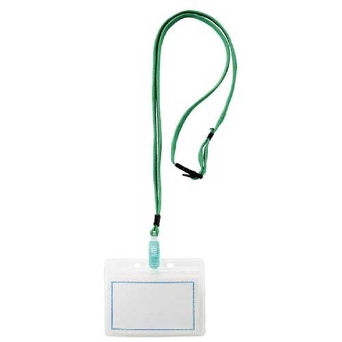 西敬 マイティループ 名札S MLC-132G 緑 10本 4976049085659