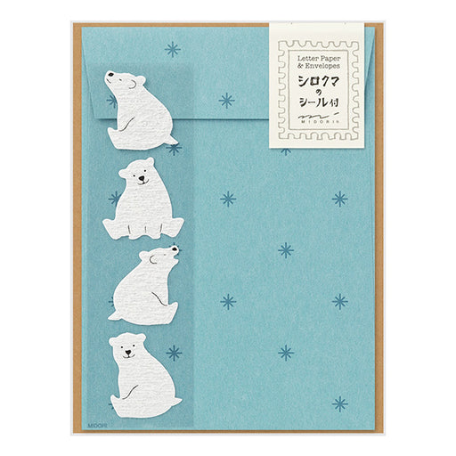 Set di lettere Midori con adesivi motivo orso polare A (86640006) 4902805866408 (5 set)