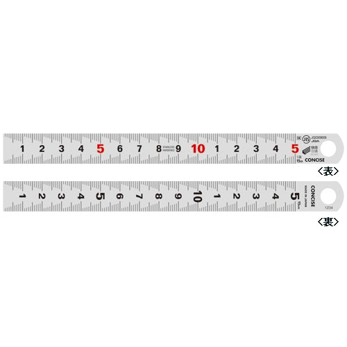 コンサイス ステンシルバー快段目盛CSV-150KD 4512008130611