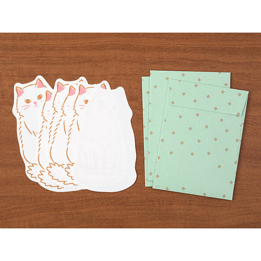 Set di lettere Midori 924 fustellato Nekogara 86924006 4902805869249 (5 set)
