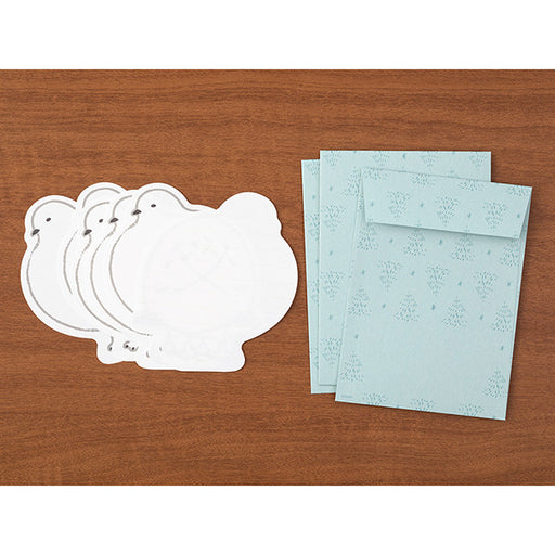 Midori Letter Set 925 Die-cut Grouse 86925006 4902805869256 (5 sets)