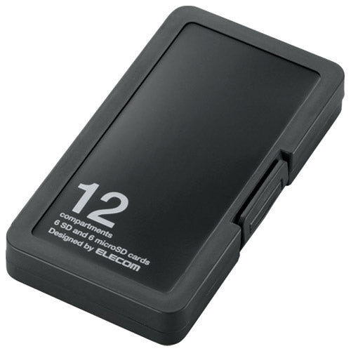 エレコム メモリーカードケースCMC-SDCPP12BK PP製 4953103594425