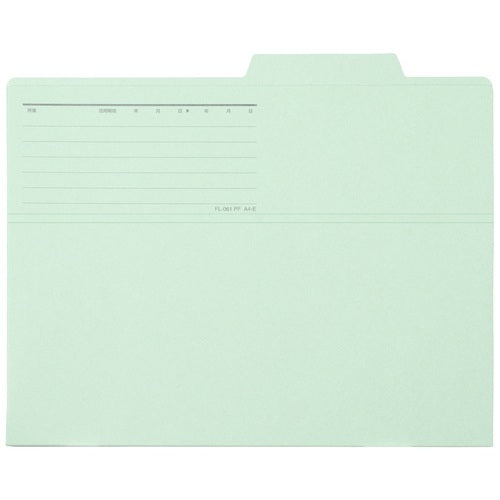 Dix pièces de dossier péculatif positif FL-061PF A4E bleu