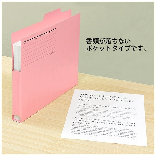 ten-pieces-of-positive-peculated-folder-fl-061pf-a4e-peachesTAGSTATIONERY Tag Stationery Office Japan OFFICEJAPAN 