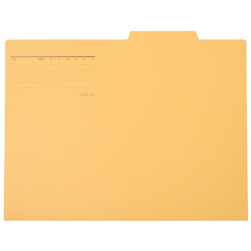 Sepuluh keping folder individu positif FL-069IF A3E kuning