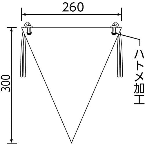 ユニット 三角旗 黄無地/372-60 4582183910148