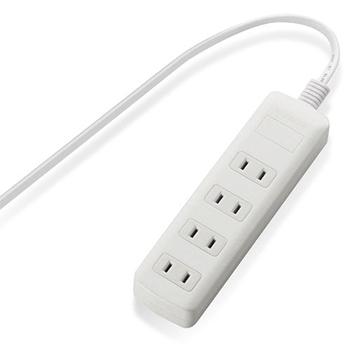 エレコム 雷ガードタップ4個口T-K1A-2450WH  5ｍ 4953103457010