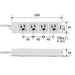 ELECOM OA hane 4 porte T-ECOH3450NM 5m 4953103191334
