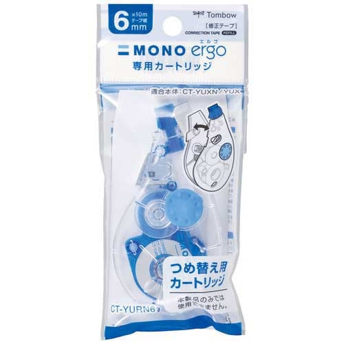 トンボ鉛筆 修正テープCT モノエルゴN6 CT-YURN6 4901991706253