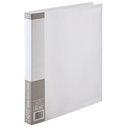 スマートバリュー リング式クリアブック透明10冊D051J-10CL 4547345045762