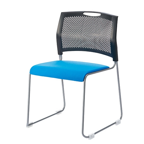 PLUS（プラス）オフィス家具 会議イス FRS-10 BL ブルー　4547345053330