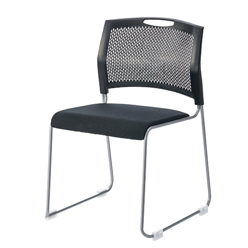 PLUS（プラス）オフィス家具 会議イス FRS-10 BK ブラック　4547345053323