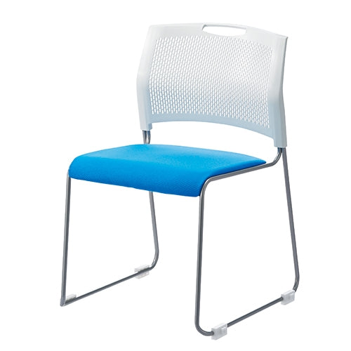 PLUS（プラス）オフィス家具 会議イス FRS-20 BL ブルー　4547345053408