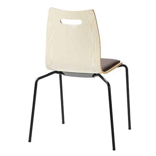PLUS（プラス）オフィス家具 会議イス KU-31 オーク/ブラウン　