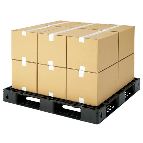 PLUS（プラス）オフィス家具 軽量樹脂パレット D4-1111-11 ブラック　4983049540712