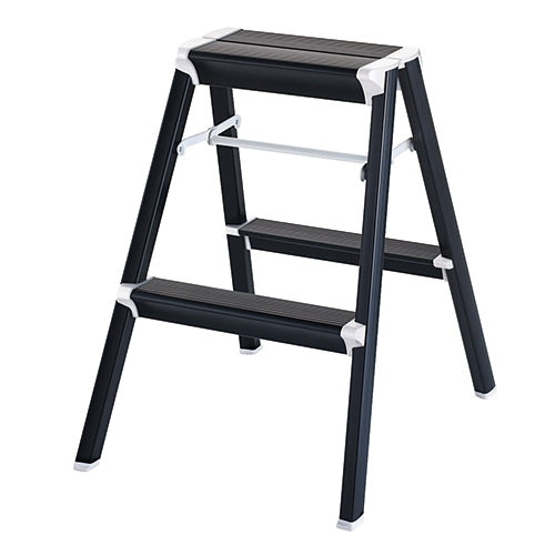 PLUS（プラス）オフィス家具 踏台 SK2.0-06BK 2段 ブラック　4968757458160