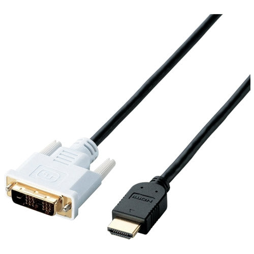 エレコム ＨＤＭＩ-ＤＶＩ変換ケーブルCAC-HTD15BK 4953103246775