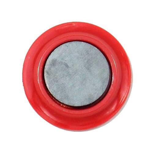 ミツヤ カラーマグネット MR-50 赤 50mm 10個 4902787312504