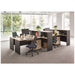 PLUS（プラス）オフィス家具 木製デスク W1400 RFPD-1470NA-NL　
