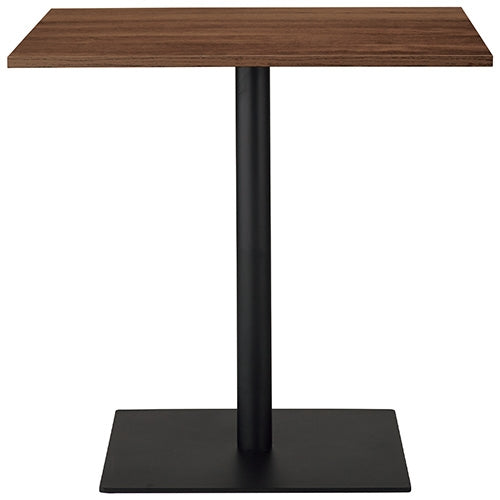 PLUS（プラス）オフィス家具 テーブル 750×750 ウォルナット　