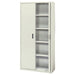PLUS（プラス）オフィス家具 KR マジック扉書庫 SS-307M LGY　4942988600185