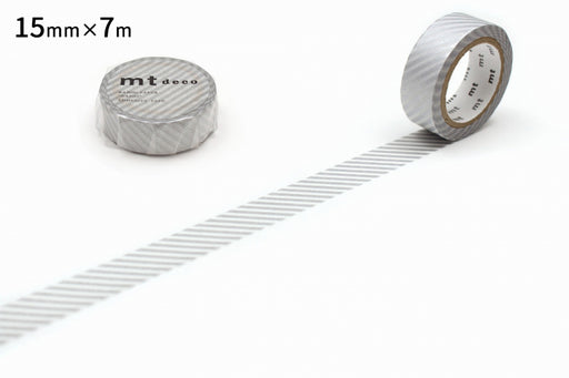 Kamoi Gestreept Zilver MT01D146R Kamoi Verwerkt Papier Afplaktape Kamoi MT01D146R 4971910274262