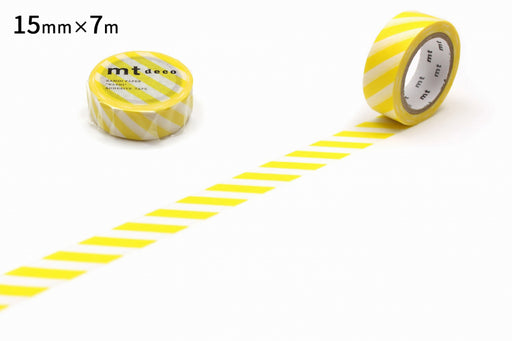 Kamoi Striped Lemon MT01D369R Nastro per mascheratura in carta lavorata Kamoi Kamoi MT01D369R 4971910274668