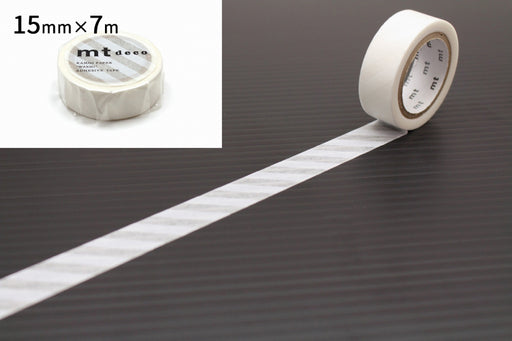 Kamoi Striped White MT01D379R Nastro per mascheratura in carta lavorata Kamoi Kamoi MT01D379R 4971910274767
