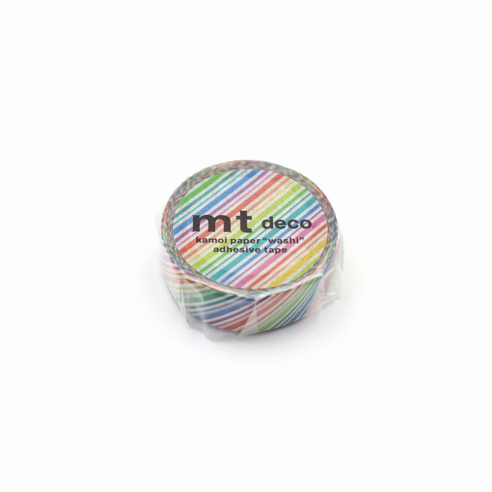 カモ井加工紙 ＭＴ１Ｐレインボーストライプ MT01D577　4971910350423（10セット）