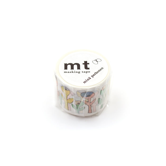 ＭＴミナペルホネンＢＬＯＯＭ MTMINA42 カモ井加工紙 マスキングテープ Kamoi 4971910276846