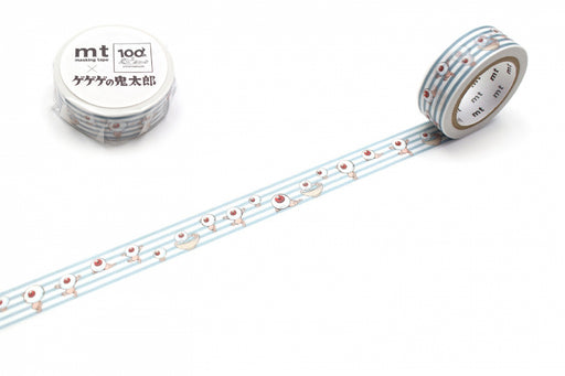 Kamoi Kakoshi Masking Tape Kamoi Gegege no Kitaro Medama Oyajistra MTMZPR01 4971910295885 (10 sæt)