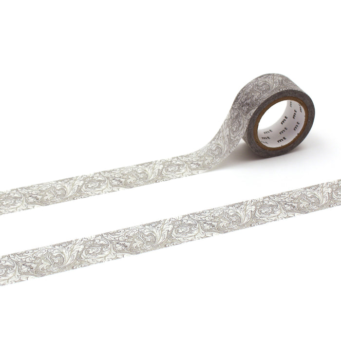 カモ井加工紙 マスキングテープ Kamoi KAMOI MTWILL17 mt ウィリアム・モリス Pure Bachelors Button Stone/Linen カモ井加工紙 マスキングテープ Kamoi 4971910249284（10セット）