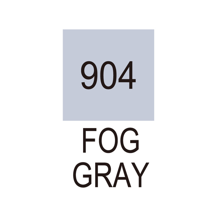 Kuretake ZIG Real Brush Fog สีเทา RB6000AT904 (12 ชุด)