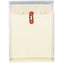 Sac de rangement pour enveloppe Koshundo Peace avec soufflet, 2 coins avec vinyle Lezak, 2 coins avec soufflet, papier Lezak blanc 911 (Ensemble de 10)