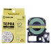 Cartucho de cinta King Jim Tepra PRO 12 mm SW12YH Letras gris amarillo limón (10 juegos)