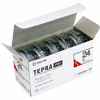 King Jim Tepra PRO Cartuccia White Label Long Type SS24KL-5P 24mm 5 pezzi (10 set)