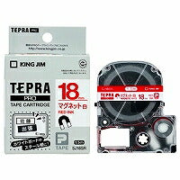 Pita Tepra PRO Putih/Merah SJ18SR King Jim 4971660772568 (10 set)