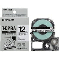 KING JIM Tepra PRO tape buitenbestendig wit SS12KV King Jim 4971660776726 (10 sets)