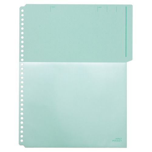 King Jim Half Pocket Mount Midori 103HP-G 4971660141609 (10 Sätze)