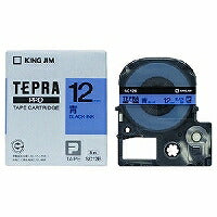 キングジム Proテープカートリッジ青ラベル 12mm SC12B（10セット）