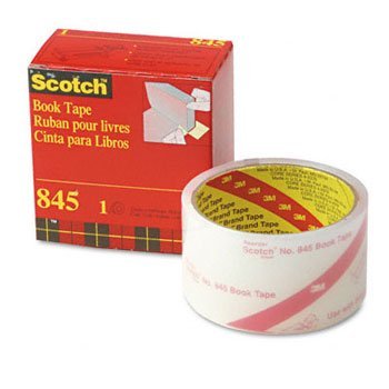3M スコッチ 透明ブックテープ 厚手 50.8mm×13.7m 845 50（10セット）