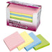 Notes adhésives fortes Post-it 75x75mm 90 feuilles x 20 pièces 4 couleurs mélangées 6542SS-K (10 sets)