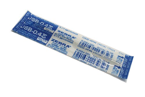 ZEBRA gel ink ballpoint pen refill JSB-0.4 lead [Royal Blue] RJSB4RBL (10 sets)