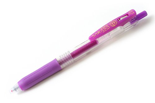 ゼブラ サラサクリップ０．７ｍｍ 紫 １本（10セット）