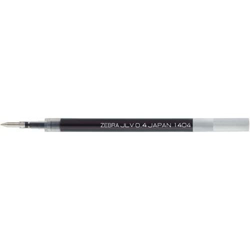 ゼブラ ボールペン替芯ＪＬＶ－０．４芯 黒（10セット）