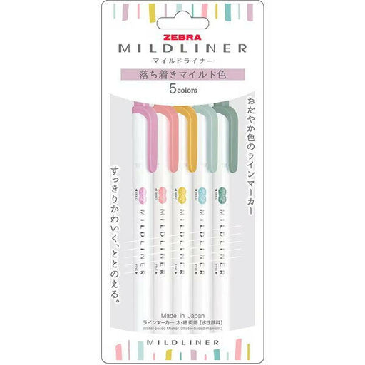 Zebra Mild Liner Ochitsuki Mild 5 Shoku WKT7-5C-OT 4901681688760 (10 sæt)