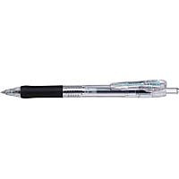 ゼブラ ノック式 タプリクリップボールペン ０．４ｍｍ 黒（10セット）